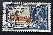 [The 25th Anniversary of the Reign of King George V, type AB1]