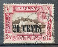 [Issues of 1942 Surcharged in Cents or Shillings, type E1]