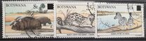 [Animals of Botswana Stamps of 1987 Surcharged, type SL]