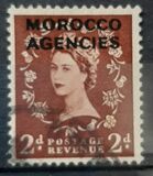 [Great Britain Postage Stamps Overprinted "MOROCCO AGENCIES", type S3]