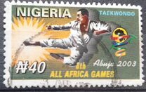 [The 8th All Africa Games - Abuja, Nigeria, type ZQ]