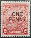 [No. Overprinted "ONE PENNY", tegund AC]