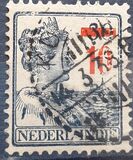 [Queen Wilhelmina Surcharged, Tip K21]