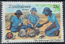 [The 75th Anniversary of Girl Guides Association of Zimbabwe, type EF]