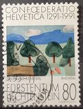 [The 700th Anniversary of Confoederatio Helvetica - Swiss Paintings, type AJJ]