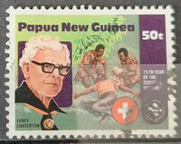 [The 75th Anniversary of the Boy Scout Movement, type OV]