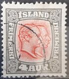 [King Christian IX and Frederik VIII - Different Watermark, type G17]