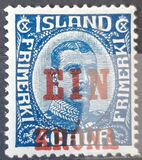 [Overprinted "EIN KRÓNA", Tipi V]