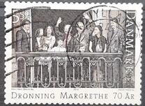 [The 70th Anniversary of the Birth of Queen Margrethe II - Self Adhesive, type AOG]