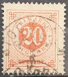[Numerals in Circle - Different Perforation, type F17]