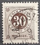 [Numerals in Circle - Different Perforation, type F19]