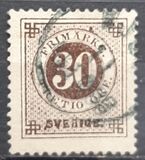 [Numerals in Circle - Different Perforation, type F19]
