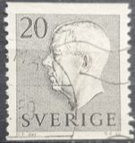 [King Gustaf VI Adolf of Sweden  - New Engravement with Imprint, tegund EE11]