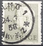 [King Gustaf VI Adolf of Sweden  - New Engravement with Imprint, tegund EE15]