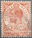 [King George V - Different Watermark, タイプ J9]