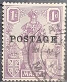 [Allegorical Stamps Overprinted "POSTAGE", type T14]