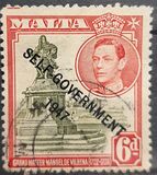 [King George VI and Local Motifs Overprinted "SELF-GOVERNMENT - 1947", type BA8]