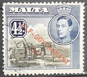 [King George VI and Local Motifs Overprinted "SELF-GOVERNMENT - 1947", Typ BA20]