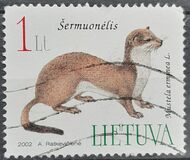 [The Red Book of Lithuania - Mammals of Prey, タイプ PW]