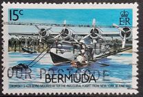 [The 50th Anniversary of Inauguration of Bermuda-U.S.A. Air Service, type OD]