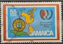 [International Youth Year and 5th Pan-American Scouting Jamboree, type VT1]