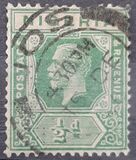 [King George V - As Previous. Die II, "POSTAGE" and "& REVENUE" Labels Curve Inwards at Top, نوع A22]