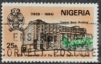 [The 25th Anniversary of Nigerian Central Bank, type NK]