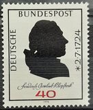 [The 250th Anniversary of the Birth of Friedrich Gottlieb Klopstock, Poet, тып WB]