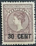 [Queen Wilhelmina - Stamps of 1905 & 1908 Surcharged, type H8]