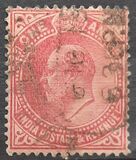 [King Edward VII, 1841-1910 - Inscription "INDIA POSTAGE & REVENUE", tip XAU]