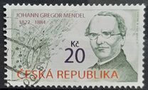 [The 90th Anniversary of the birth of Gregor Johann Mendel, 1822-1884, type AAE]