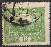 [Definitives - No Plant Above "ČESKO-SLOVENSKÁ", 類型 I32]