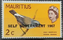 [Birds & Queen Elizabeth II - Stamps of 1965 Overprinted "SELF GOVERNMENT 1967", tip DU]