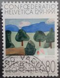 [The 700th Anniversary of Confoederatio Helvetica - Swiss Paintings, type AJJ]