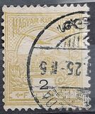 [Turul over Crown of Saint Stephen - New Watermark, type F32]