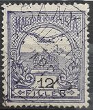 [Turul over Crown of Saint Stephen - New Watermark, type F37]