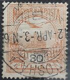 [Turul over Crown of Saint Stephen - Different Perforation, Typ F54]