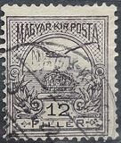 [Turul over Crown of Saint Stephen - New Watermark, type F64]