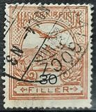 [Turul over Crown of Saint Stephen - New Watermark, type F67]