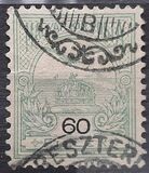 [Turul over Crown of Saint Stephen - New Watermark, type F70]