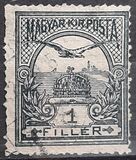 [Turul over Crown of Saint Stephen - Different Watermark, тип F85]