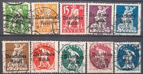 [Postage Stamps from Bayern Overprinted "Deutsches Reich", type AD]