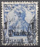 [German Empire Postage Stamps Surcharged - Inscription: "DEUTSCHES REICH" - Watermarked, type E2]