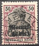 [German Empire Postage Stamps Overprinted "Memelgebiet", タイプ A6]