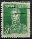 [Definitive Issues - General San Martin, with Period after Value, Tip CU3]