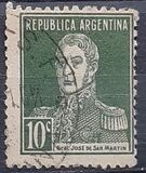 [Definitive Issues - General San Martin, with Period after Value, Tip CU6]