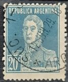 [Definitive Issues - General San Martin, with Period after Value, Tip CU8]
