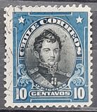 [Personalities - Inscribed "CHILE CORREOS", प्रकार AO1]