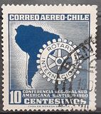 [Airmail - Rotary International South American Regional Conference, Santiago, प्रकार MI]