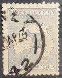 [Definitive Issues - Kangaroo and Map - Different Watermark, Typ A25]